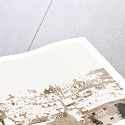 View towards Guadaloupe from cathedral, City of Mexico, Mex, Jackson, Cathedrals, Mexico, Mexico City, 1880 by William Henry