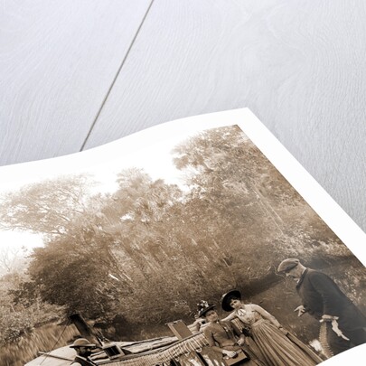 On the Tomoka, Jackson, Tourist trade, Rivers, Alligator hunting, United States, Florida, Tomoka River, 1880 by William Henry