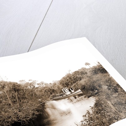 Sebastian Creek, Jackson, Streams, Boats, Bays, United States, Florida, Indian River, United States, Florida, Saint Sebastian, 1880 by William Henry