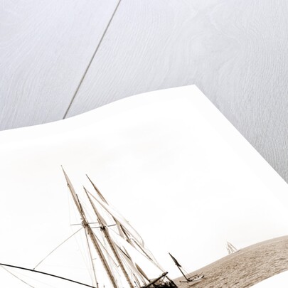 Gracie and Volunteer foul, Gracie (Yacht) by Anonymous