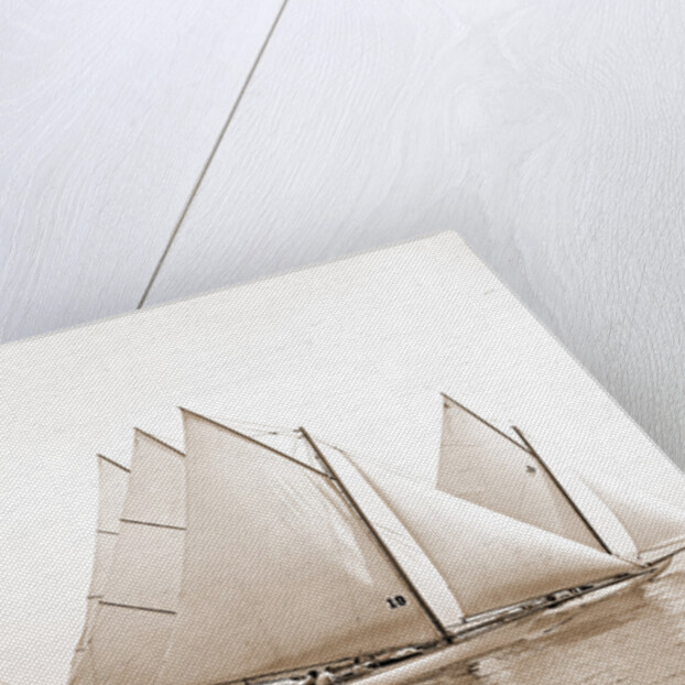 Start, twenty-one footers, Regattas, 1892 by Anonymous