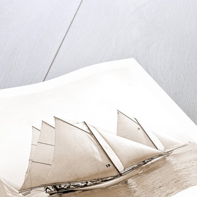 Start, twenty-one footers, Regattas, 1892 by Anonymous