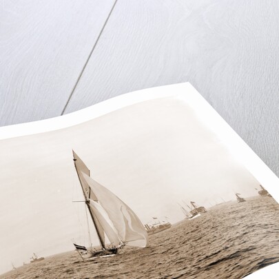 Valkyrie rounding outer mark, Valkyrie II (Yacht) by Anonymous