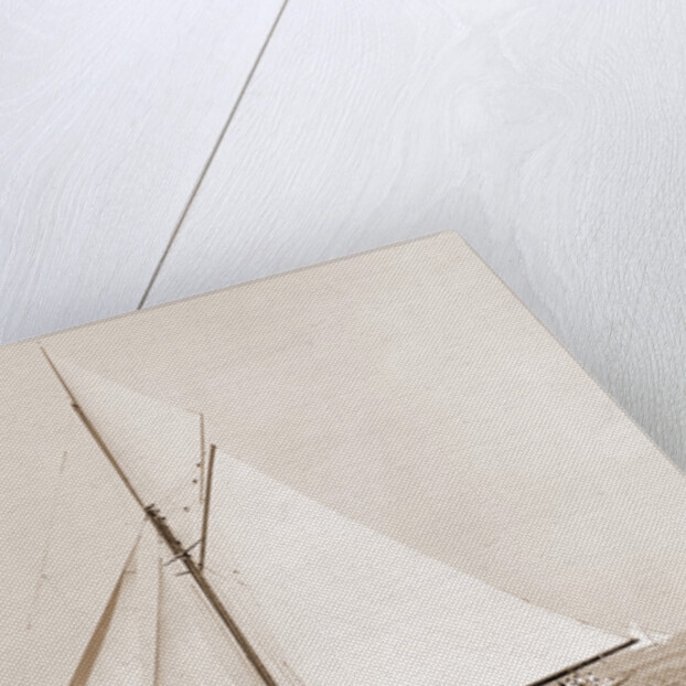 Vigilant before the start, Vigilant (Yacht) by Anonymous