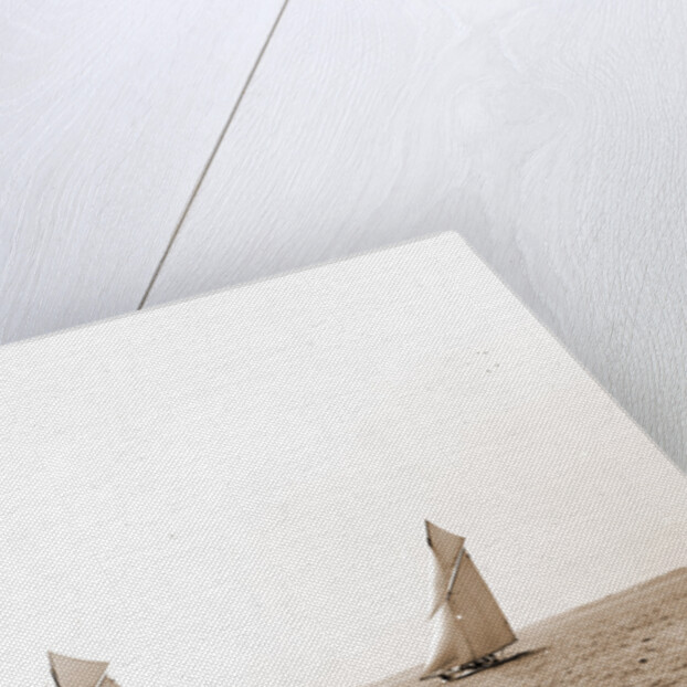Start, The, Defender (Yacht) by Anonymous
