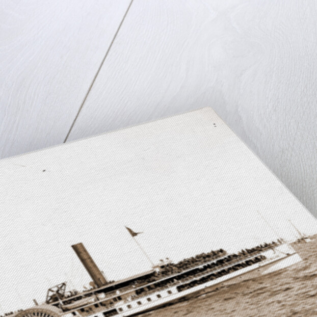 N.Y.Y.C. steamer Republic, New York Yacht Club, Grand Republic (Side wheeler), 1899 by Anonymous