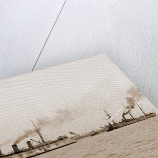 Kaiserin Augusta and Seeadler, German ships, Kaiserin Augusta (Ship), 1890 by Anonymous