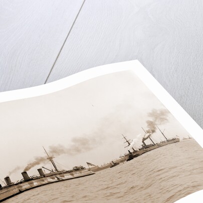 Kaiserin Augusta and Seeadler, German ships, Kaiserin Augusta (Ship), 1890 by Anonymous
