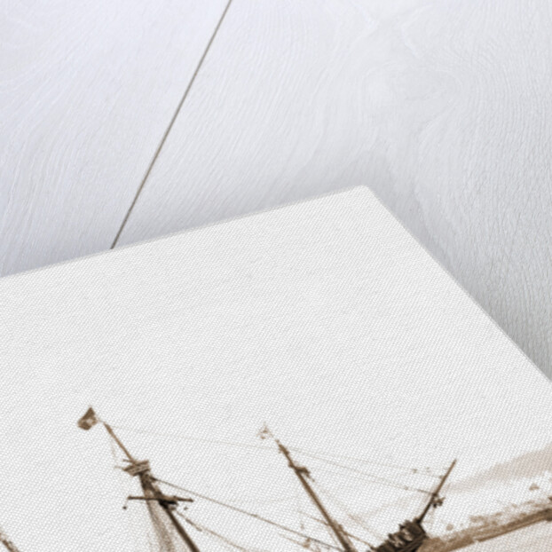 Spanish caravel Santa Maria, Santa Maria (Sailing ship : Replica), 1892 by Anonymous