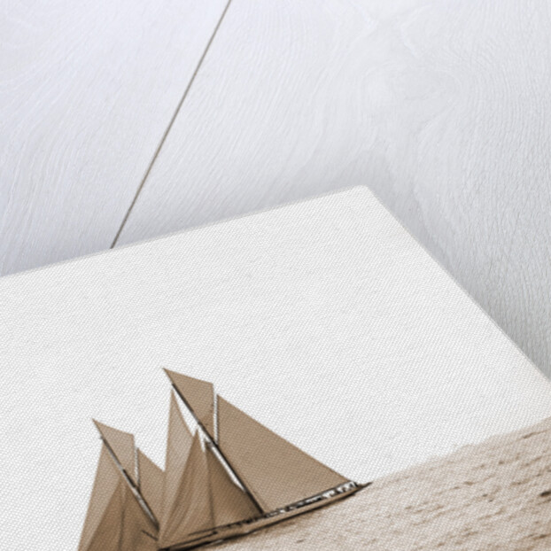 Shamrock I and Columbia, the start, Columbia (Sloop), Shamrock I (Yacht) by Anonymous