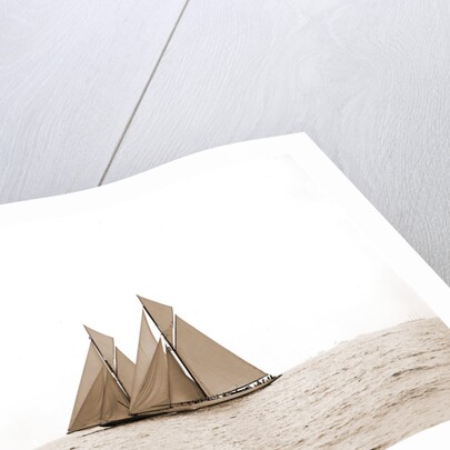Shamrock I and Columbia, the start, Columbia (Sloop), Shamrock I (Yacht) by Anonymous