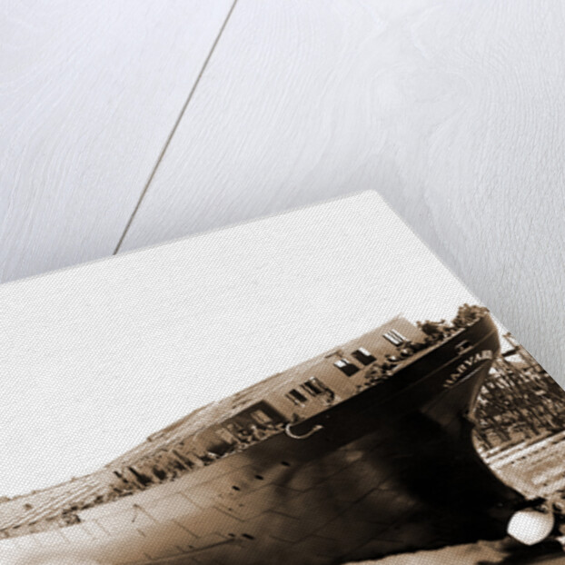 Launch of the str. Harvard, Harvard (Freighter), 1900 by Anonymous