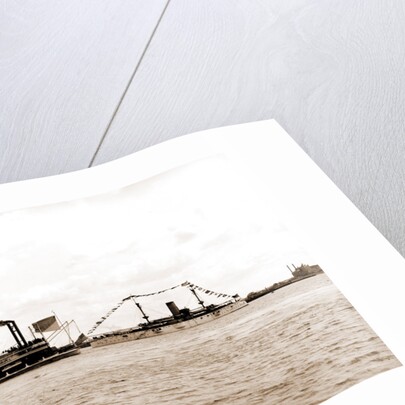 U.S.S. Texas and the Whisper, Texas (Battleship) by Anonymous