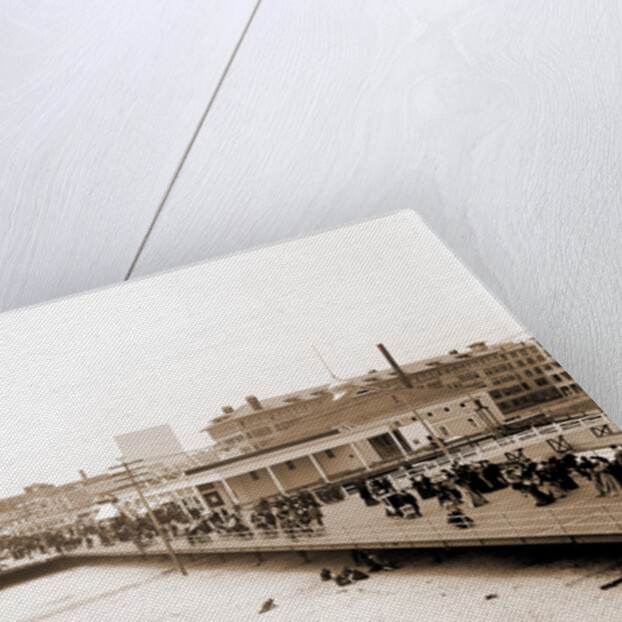 Board walk west from Steel Pier, Atlantic City by Anonymous