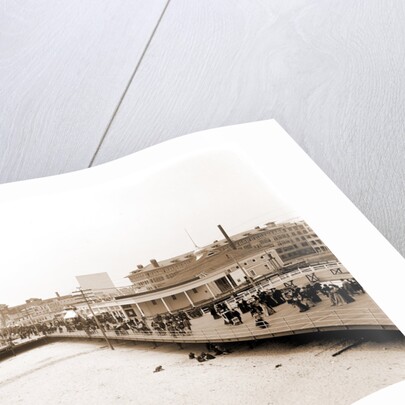 Board walk west from Steel Pier, Atlantic City by Anonymous