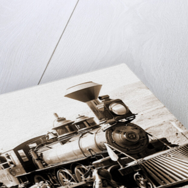 Mexican Central Railway train at station, Mexico by Anonymous