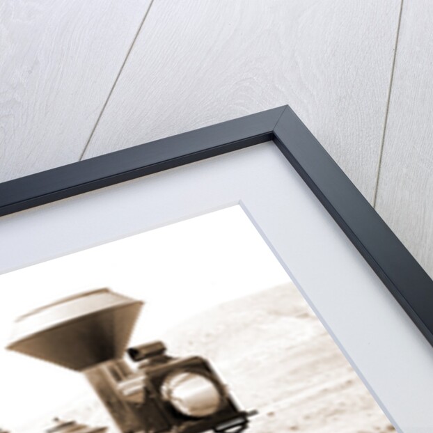 Mexican Central Railway train at station, Mexico by Anonymous