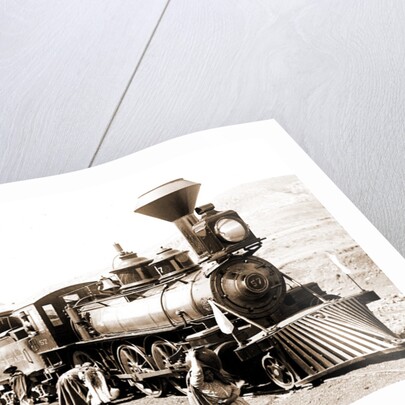 Mexican Central Railway train at station, Mexico by Anonymous