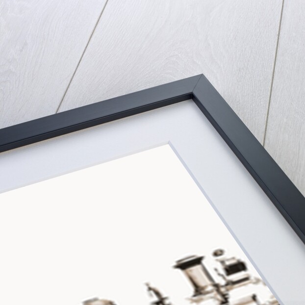 Railroad locomotive and coal car, Chicago and Alton Railroad by Anonymous