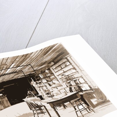 Upper floor, Edison's Menlo Park Laboratory by Anonymous