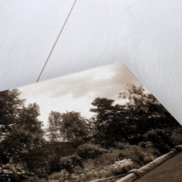 Garden and arbor, residence of Mrs. Franklin H. Walker by Anonymous