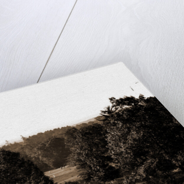 Golf course in the mountains, possibly a New York resort by Anonymous