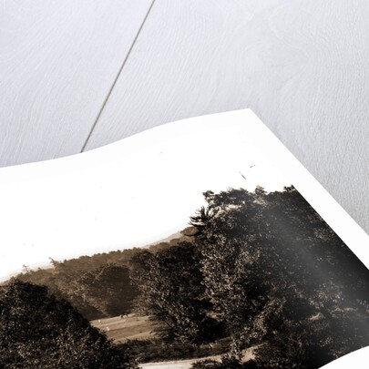 Golf course in the mountains, possibly a New York resort by Anonymous