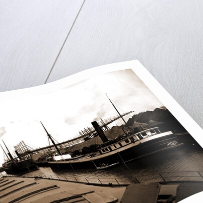 Unloading at ore docks, Cleveland by Anonymous