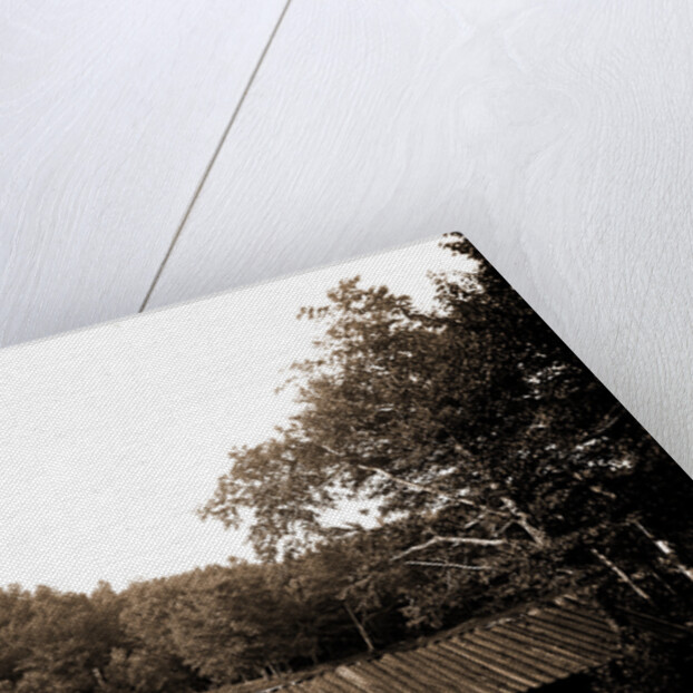 A Catskill Mountain toll gate, Toll roads by Anonymous