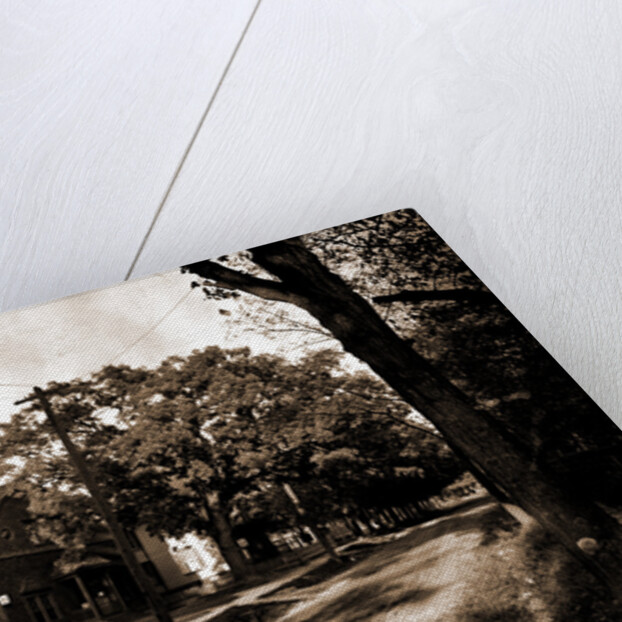 Library and street view, Pleasantville by Anonymous