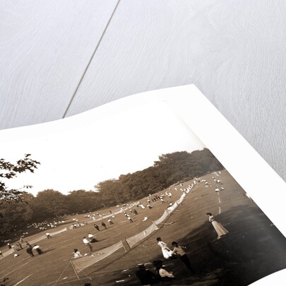 The Tennis courts, Central Park by Anonymous