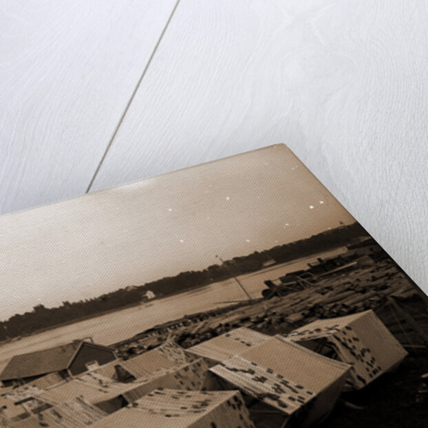 Drying the nets, Charlevoix by Anonymous