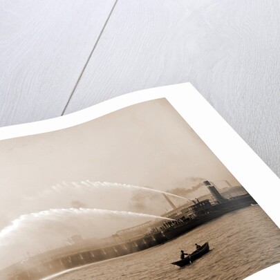 Fireboat 44 in action, Boston by Anonymous