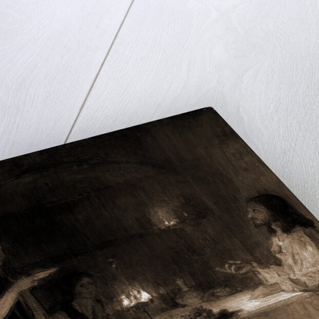 Christ in the home of Mary and Martha by Henry Ossawa Tanner