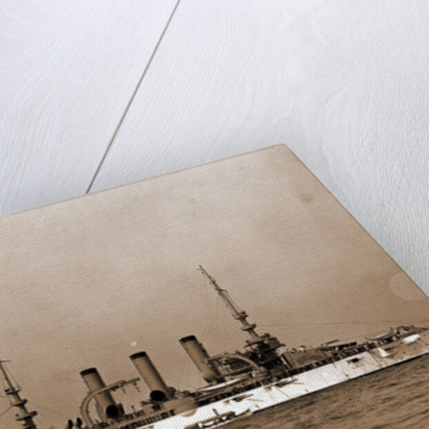 Battleship, probably American by Anonymous