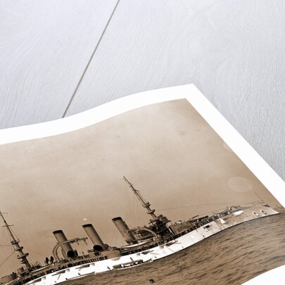 Battleship, probably American by Anonymous