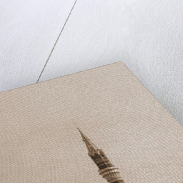 Tower from the lake, Water Works Park by Anonymous