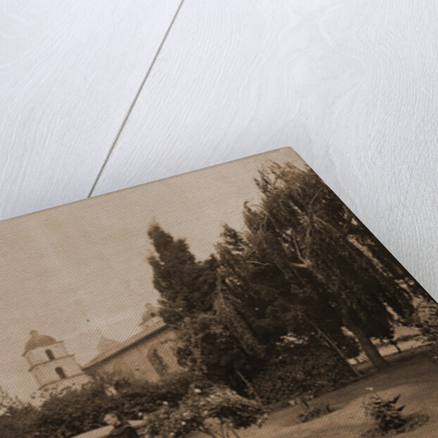 Mission of Santa Barbara, the cemetery by Anonymous