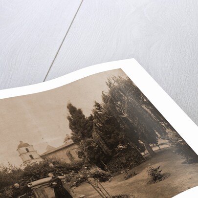 Mission of Santa Barbara, the cemetery by Anonymous