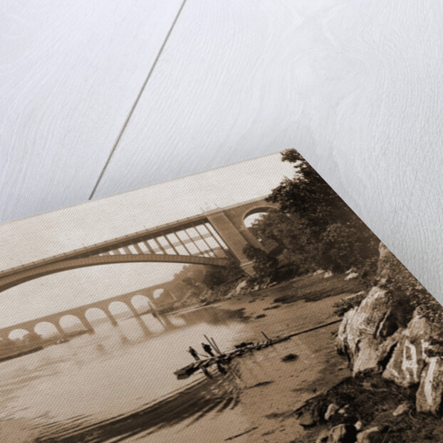 High Bridge & Washington Bridge, Harlem River by William Henry Jackson