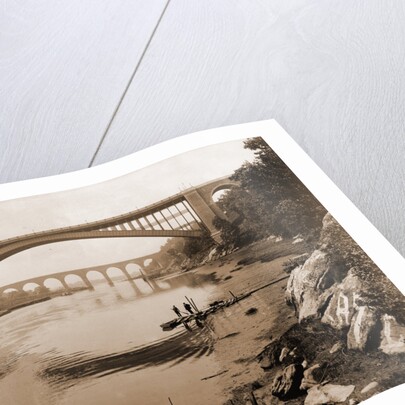 High Bridge & Washington Bridge, Harlem River by William Henry Jackson