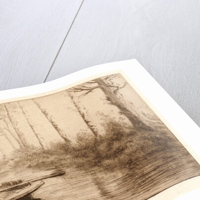 The Canal, Morning Light (Le Canal, effet du matin) by Alphonse Legros