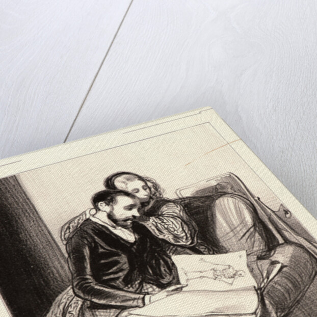 Les Etudiants de Paris, 19th century by Paul Gavarni