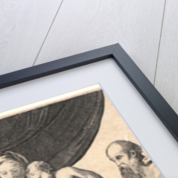 The Virgin and Child with St. Jerome and Tobias, Presented by the Archangel Gabriel by Marco Dente