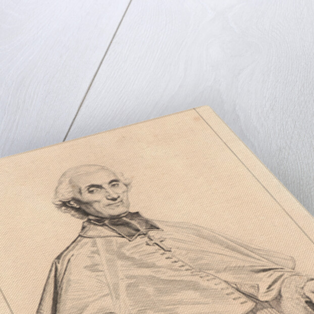 Portrait of Cardinal Gabriel Cortois de Pressigny, 1816 by Jean-Auguste-Dominique Ingres