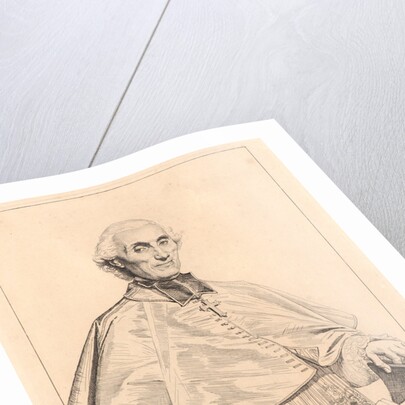 Portrait of Cardinal Gabriel Cortois de Pressigny, 1816 by Jean-Auguste-Dominique Ingres