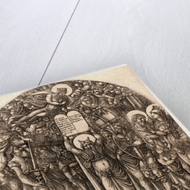 Moses Receiving the Two Tables of Law, 16th century by Jean Duvet