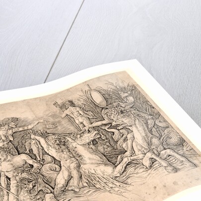 Battle of the Sea-Gods left side, ca. 1470-1480 by Andrea Mantegna