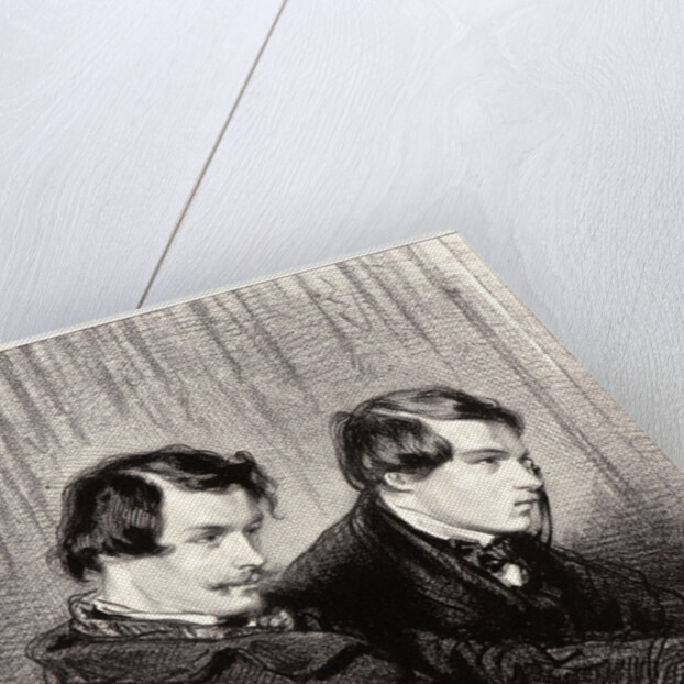 Messieurs du Feuilleton, 19th century by Paul Gavarni