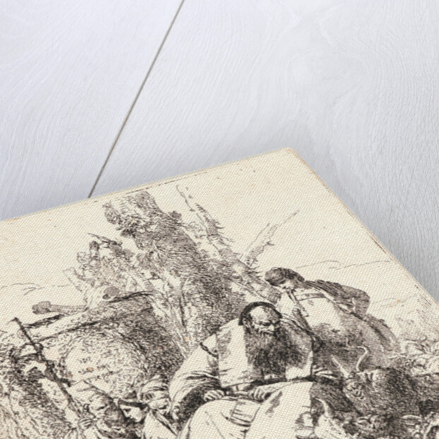 Seated Magician (Le Magician Assis et Observant des Cranes), 1737 by Giovanni Battista Tiepolo
